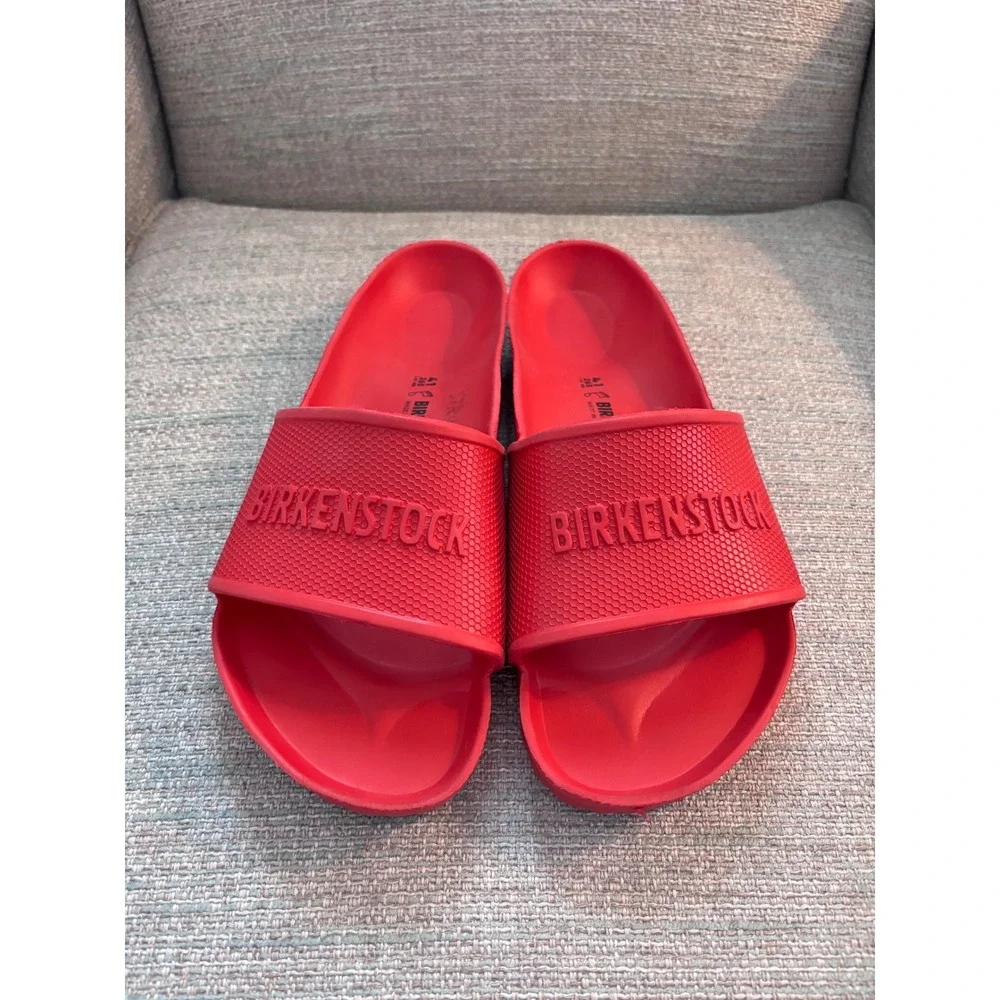 Birkenstock Barbados‎ EVA Red Slide Sandals Mens 8 Womens 10 EU 41